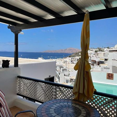 The White Dragos With Ocean View - Ac - Private Pool Tías Exterior foto