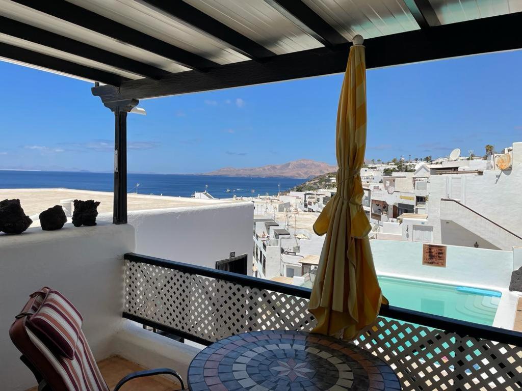 The White Dragos With Ocean View - Ac - Private Pool Tías Exterior foto