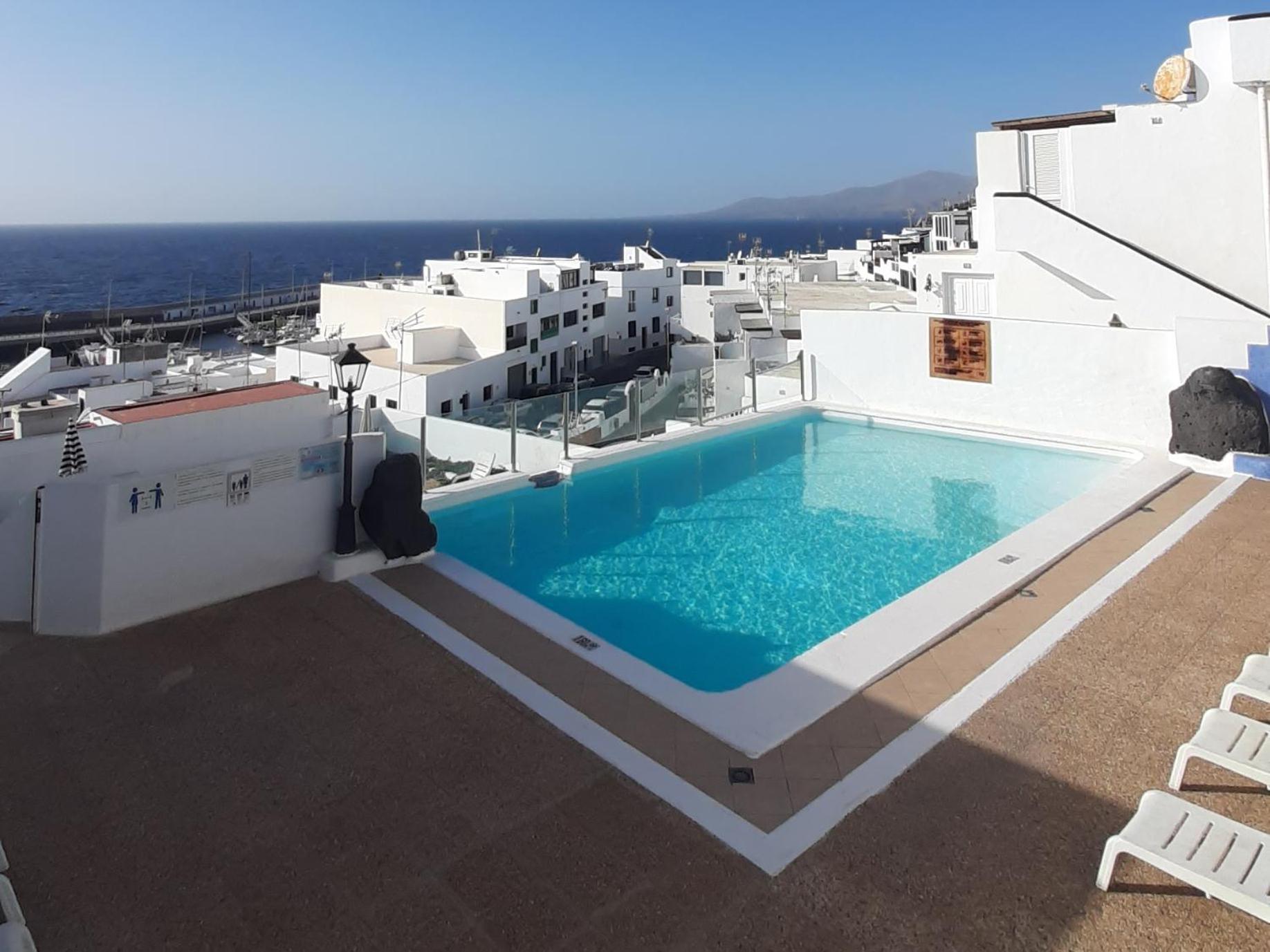 The White Dragos With Ocean View - Ac - Private Pool Tías Exterior foto