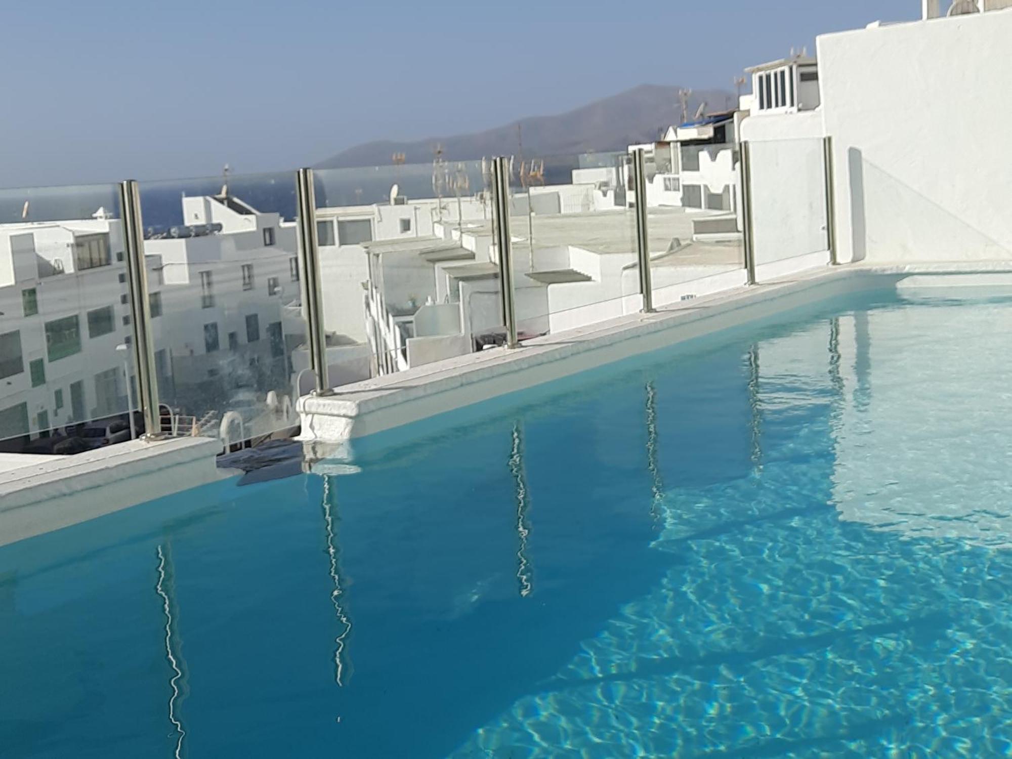 The White Dragos With Ocean View - Ac - Private Pool Tías Exterior foto