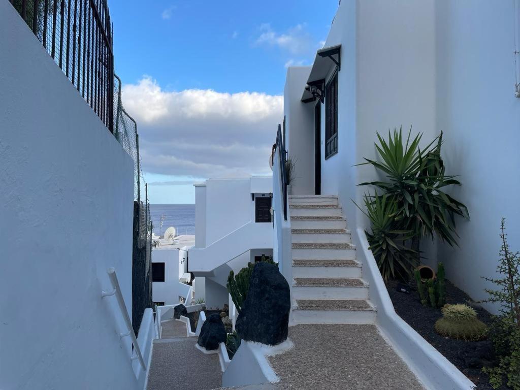 The White Dragos With Ocean View - Ac - Private Pool Tías Exterior foto